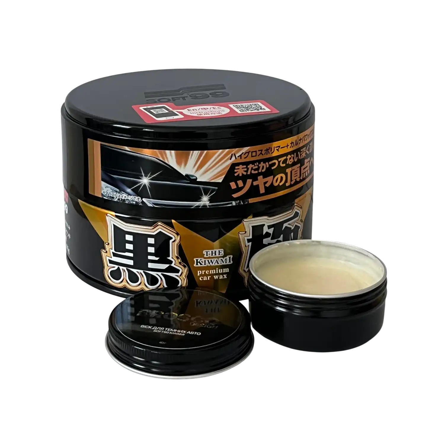 tverdyi-visk-dlya-temnykh-avto-soft99-kiwami-dark-30g-brosco — фото 2