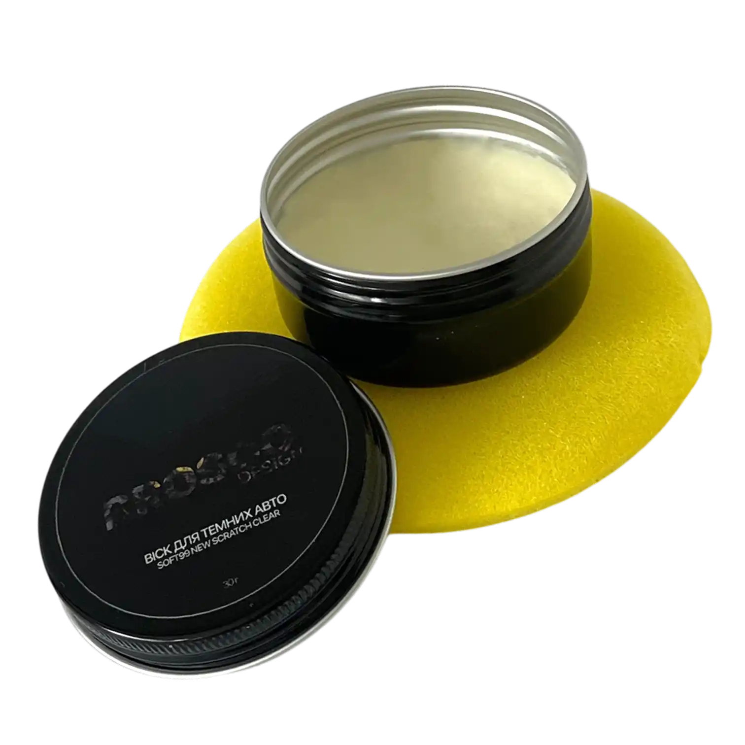 tverdij-visk-dlya-temnih-avto-soft99-scratch-clear-wax-mirror-finish-dark-30g-brosco — фото 3