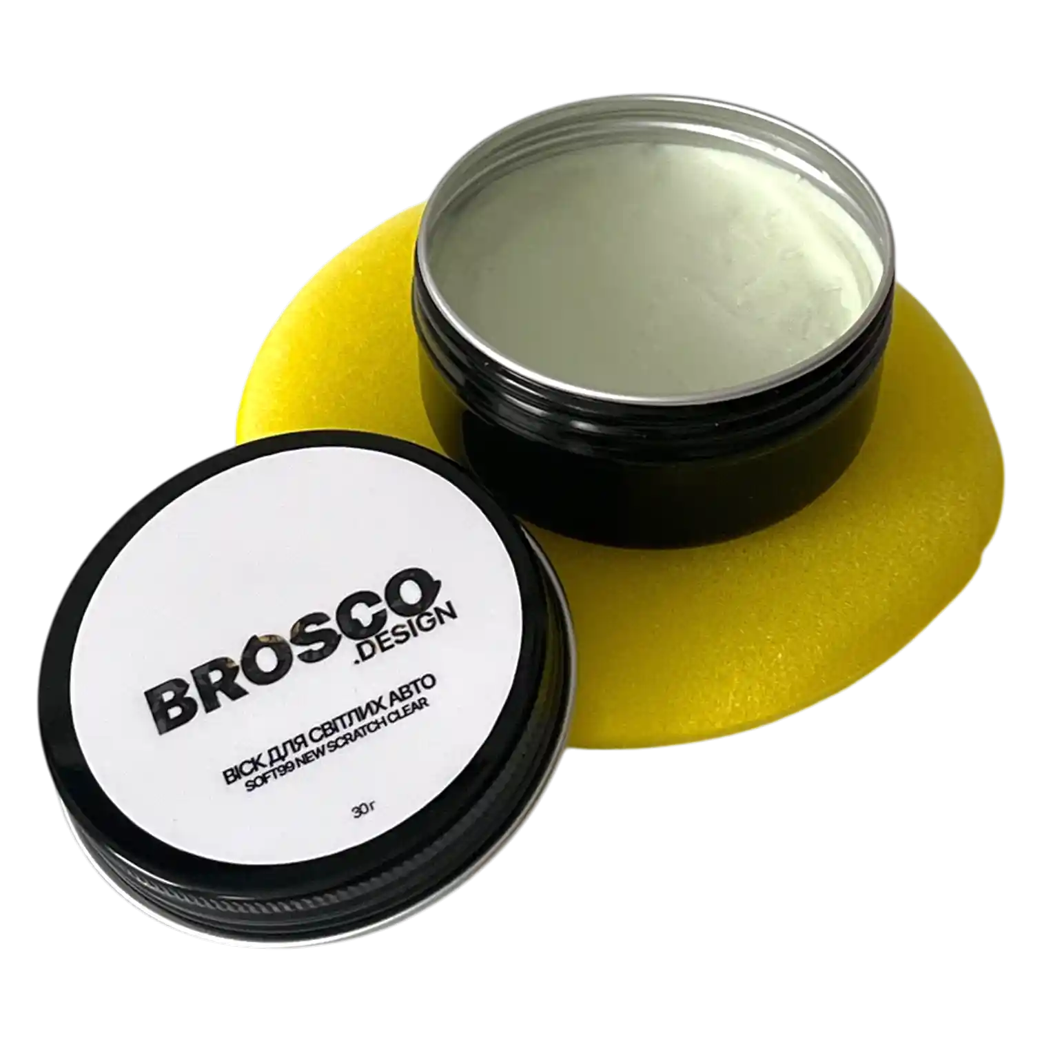 tverdij-visk-dlya-svitlih-avto-soft99-scratch-clear-wax-mirror-finish-light-30g-brosco — фото 3